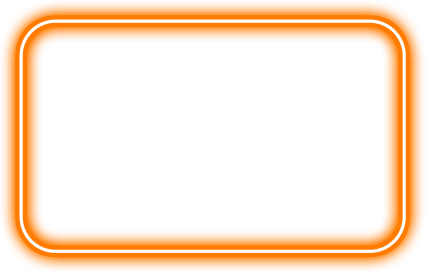 Orange Glowing Rectangle Frame